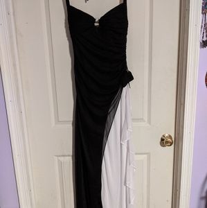 Black and White Formal Dress